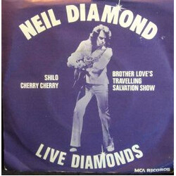 Neil Diamond Live Diamonds USED VINYL 7INCH 45 RPM EP REISSUE