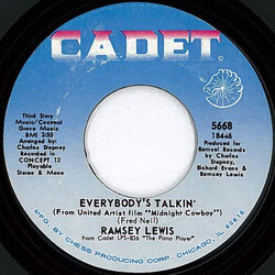 Ramsey Lewis Everybody's Talkin' / The Love I Feel For You USED VINYL 7INCH 45 RPM SINGLE