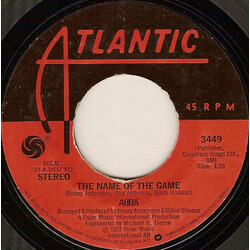 ABBA The Name Of The Game USED VINYL 7INCH 45 RPM SINGLE STYRENE STEREO