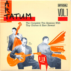 Art Tatum Trio The Complete Trio Sessions With Tiny Grimes & Slam Stewart Vol. 1 Vinyl LP USED