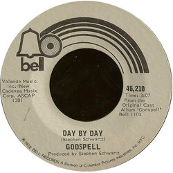 "Godspell" Original Cast Day By Day / Bless The Lord VINYL 7" USED