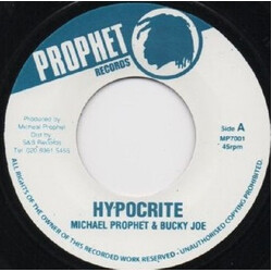 Michael Prophet / Bucky Joe Hypocrite USED VINYL 7INCH 45 RPM SINGLE