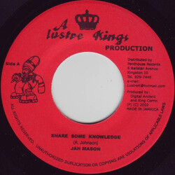 Jah Mason / Jah Marcus / Culture T Share Some Knowledge / Share Jah Love USED VINYL 7INCH 45 RPM