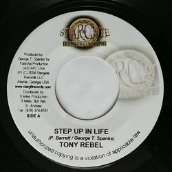 Tony Rebel Step Up In Life Vinyl 7" USED