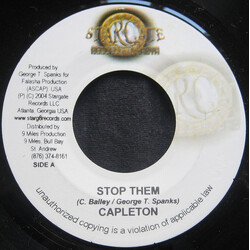 Capleton Stop Them USED VINYL 7INCH