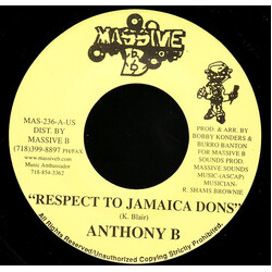 Anthony B / Snow (2) / Whitey Don Respect To Jamaica Dons / Bag Fulla Dro Vinyl USED