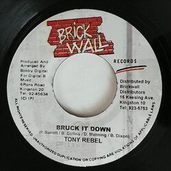 Tony Rebel Bruck It Down USED VINYL 7INCH 45 RPM