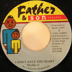 Thriller U I Don't Have The Heart USED VINYL 7INCH 45 RPM