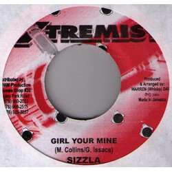 Sizzla Girl Your Mine USED VINYL 7INCH 45 RPM