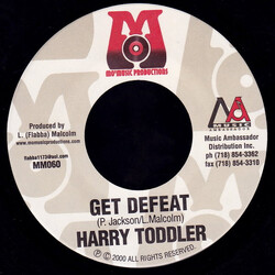 Harry Toddler / Isan (2) Get Defeat USED VINYL 7INCH 45 RPM