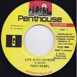 Tony Rebel Life Is No Joyride USED VINYL 7INCH