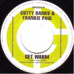 Cutty Ranks / Frankie Paul Get Warm USED VINYL 7INCH 45 RPM
