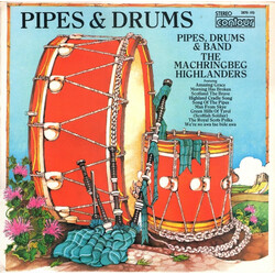 The Machringbeg Highlanders Pipes & Drums Vinyl LP USED