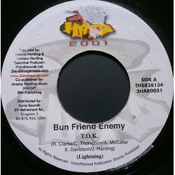 T.O.K. Bun Friend Enemy USED VINYL 7INCH 45 RPM