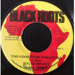 Sugar Minott Too Good To Be Forgotten USED VINYL 7INCH 45 RPM