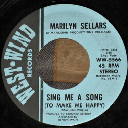 Marilyn Sellars Sing Me A Song (To Make Me Happy) / How Is He USED VINYL 7INCH 45 RPM SINGLE STEREO