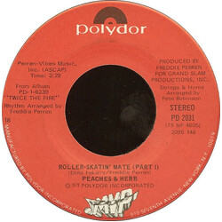 Peaches & Herb Roller-Skatin' Mate USED VINYL 7INCH 45 RPM