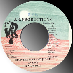 Junior Reid Stop The Fuss And Fight Vinyl 7" USED