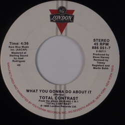 Total Contrast What You Gonna Do About It USED VINYL 7INCH 45 RPM SINGLE