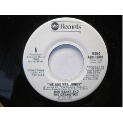 Ron Banks / The Dramatics Me And Mrs. Jones USED VINYL 7INCH PROMO STEREO MONO