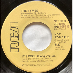 The Tymes It's Cool (Long Version) / Good Morning Dear Lord Vinyl 7" USED