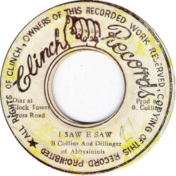 Bernard Collins / Dillinger I Saw E Saw USED VINYL 7INCH 45 RPM
