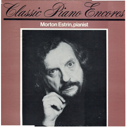 Morton Estrin Classic Piano Encores Vinyl LP USED