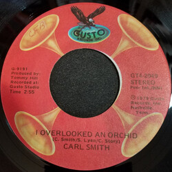 Carl Smith (3) I Overlooked An Orchid USED VINYL 7INCH 45 RPM SINGLE