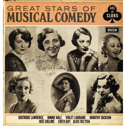 Various Great Stars Of Musical Comedy Vinyl LP USED