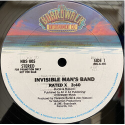 Invisible Man's Band Rated X USED VINYL 12INCH PROMO