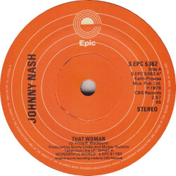 Johnny Nash That Woman USED VINYL 7INCH 45 RPM