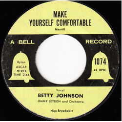 Betty Johnson Make Yourself Comfortable Vinyl 7" USED