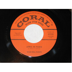 Wild Bill Davis April In Paris / Manhattan USED VINYL 7INCH 45 RPM SINGLE