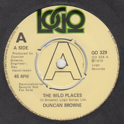 Duncan Browne The Wild Places USED VINYL 7INCH PROMO