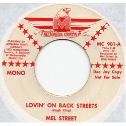 Mel Street Lovin' On Back Streets USED VINYL 7INCH 45 RPM SINGLE PROMO STEREO MONO