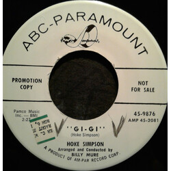 Hoke Simpson Gi-Gi / I Finally Found You USED VINYL 7INCH PROMO