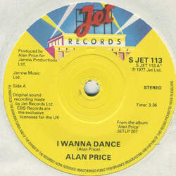 Alan Price I Wanna Dance USED VINYL 7INCH 45 RPM