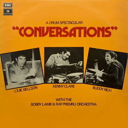 Buddy Rich / Louis Bellson / Kenny Clare / Bobby Lamb - Ray Premru Orchestra Conversations  - A Drum Spectacular Vinyl LP USED