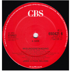 James "D-Train" Williams Misunderstanding USED VINYL 12INCH 45 RPM