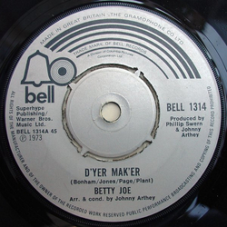 Betty Joe D'Yer Mak'er Vinyl 7" USED