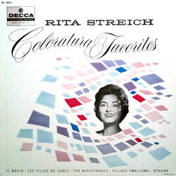 Rita Streich Coloratura Favorites Vinyl LP USED
