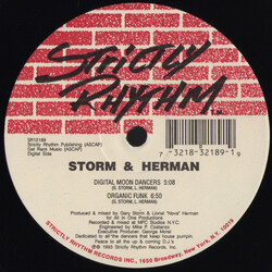 Storm & Herman Digital Moon Dancers / Quick Dance USED VINYL 12INCH 33 S RPM