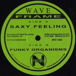 Wave Frame Saxy Feeling / Funky Organisms USED VINYL 12INCH 33 S RPM