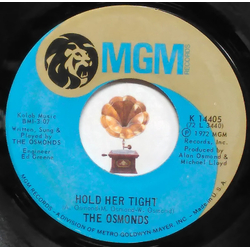 The Osmonds Hold Her Tight / Love Is Vinyl 7" USED