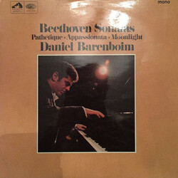 Ludwig van Beethoven / Daniel Barenboim Beethoven Sonatas: Pathétique ・ Appassionata ・ Moonlight Vinyl LP USED