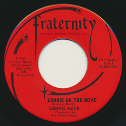 Lonnie Mack Lonnie On The Move USED VINYL 7INCH 45 RPM