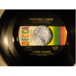 Yvonne Elliman / Various Everything's Alright / Heaven On Their Minds USED VINYL 7INCH 45 RPM SINGLE