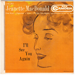 Jeanette MacDonald I'll See You Again USED VINYL 7INCH 45 RPM EP MONO