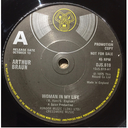 Arthur Braun Woman In My Life Vinyl 7" USED