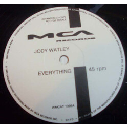 Jody Watley Everything USED VINYL 12INCH 45 RPM PROMO